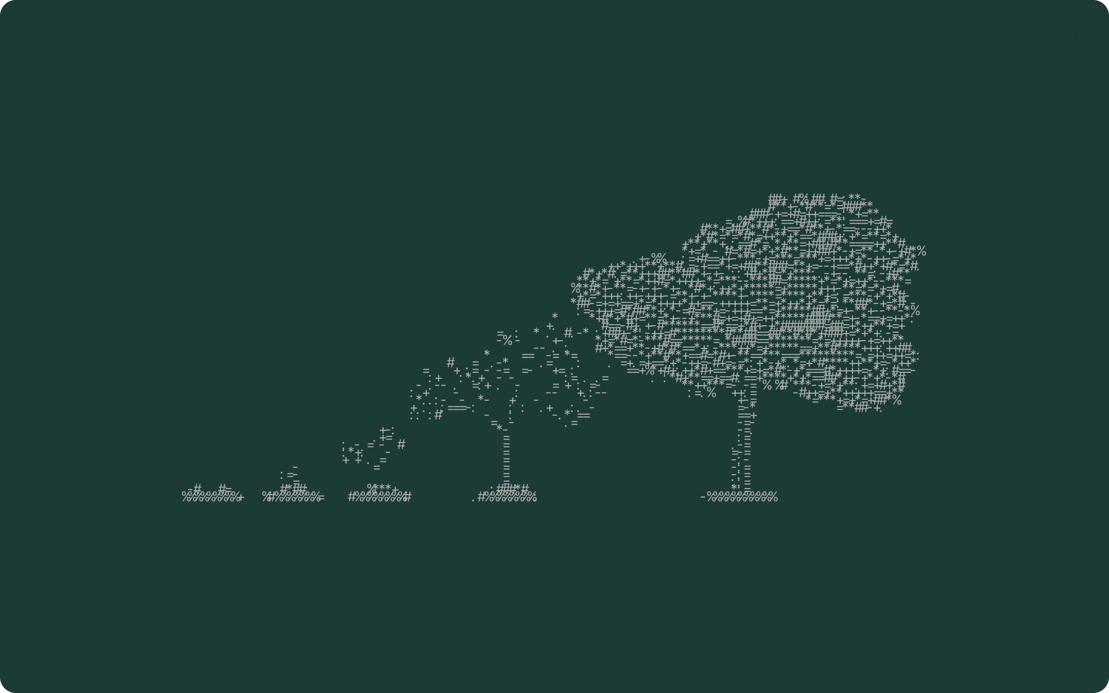 Full ASCII signal tree